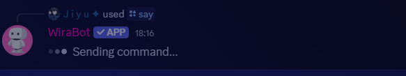 /say command screenshot